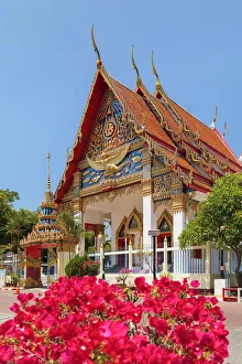 Phuket Prints: Wat Putta Mongkon, Phuket Town, Phuket, Thailand, Southeast Asia, Asia