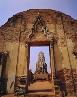 Ayuthaya Prints: Wat Ratburana