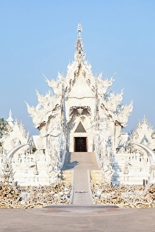 Designs Prints: Wat Rong Khun, the famous White Temple, Chiang Rai, Thailand