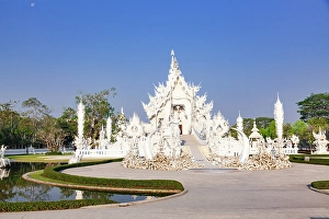 Escapism Prints: Wat Rong Khun, the famous White Temple, Chiang Rai, Thailand