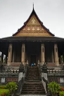 Wat Si Saket temple, Vientiane, Laos, Indochina, Southeast Asia, Asia