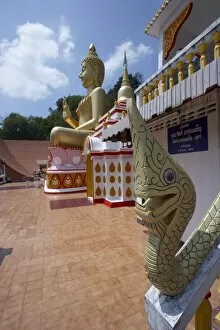 Wat Thepkachonchit with big Buddha in background