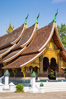 Laos Prints: Wat Xieng Thong Buddhist temple