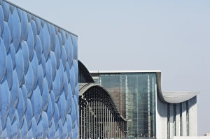 Images Dated 23rd January 2008: The Water Cube National Aquatics Center swimming arena in the Olympic Park