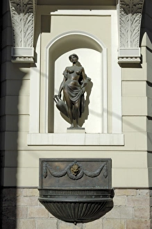 Riga Prints: Water fountain in the Old Town