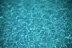 Swimming Pool Prints: Water glistening in a swimming pool