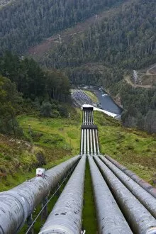 Images Dated 27th October 2008: Water Pipeline in Western Tasmania, Australia