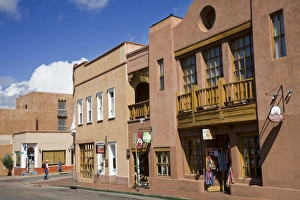 Water Street Prints: Water Street, Santa Fe, New Mexico, United States of America, North America