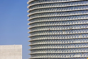 Images Dated 25th January 2008: Water tower, Expo 2008 Working in Progress, Zaragoza, Aragon, Spain, Europe