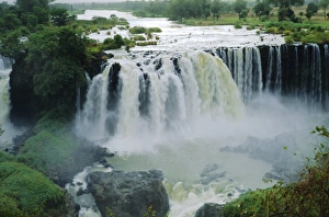 Gondar Prints: Waterfall, Blue Nile near Lake Tana, Gondar, Ethiopia, Africa