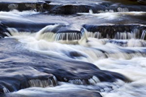 Waterfall in the Clough River, Garsdale, Yorkshire Dales, Cumbria, England, United Kingdom, Europe