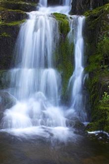 Purity Prints: Waterfall, Glen Artney, near Crieff, Perthshire, Scotland, United Kingdom, Europe