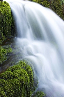 Waterfall, Glen Artney, near Crieff, Perthshire, Scotland, United Kingdom, Europe