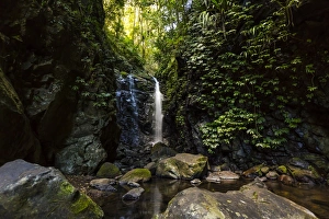 Blurry Prints: Waterfall at Lamington National Park, Queensland, Australia, Pacific