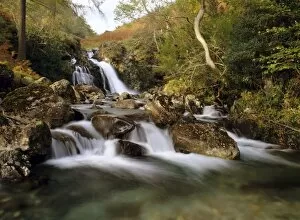 Wast Water Collection: Waterfall, Mosedale Beck, Wastwater, Lake District, Cumbria, England, UK, Europe