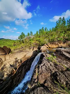 Pools Prints: Waterfall at Rio On Pools, Mountain Pine Ridge Forest Reserve, Cayo District, Belize