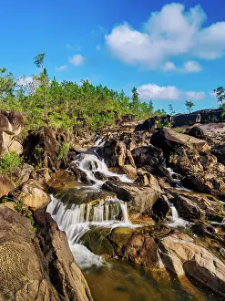 Ripples Prints: Waterfall at Rio On Pools, Mountain Pine Ridge Forest Reserve, Cayo District, Belize