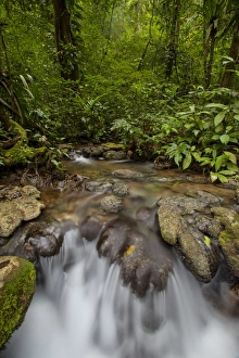 Slow Shutter Prints: Waterfall, Semuc Champey, Guatemala, Central America