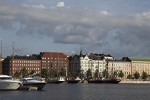 Helsinki Prints: Waterfront buildings, Northern Harbour, Helsinki, Finland, Scandinavia, Europe
