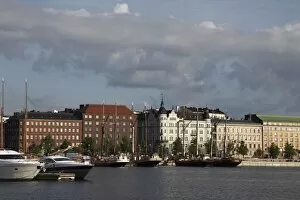 Waterfront buildings, Northern Harbour, Helsinki, Finland, Scandinavia, Europe