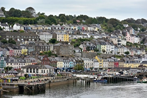 Docked Prints: Waterfront at Cobh, Cork Harbour, County Cork, Munster, Republic of Ireland