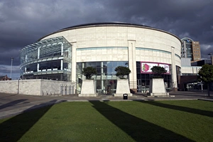 Images Dated 22nd August 2008: The Waterfront Hall in Belfast, Northern Ireland, United Kingdom, Europe