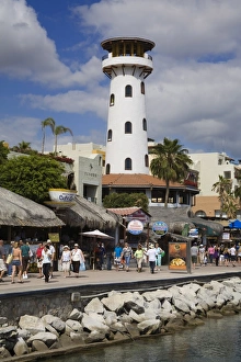 Images Dated 25th November 2009: Waterfront and Lighthouse in Cabo San Lucas, Baja California Sur, Mexico, North America