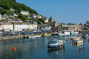 Waterfront at Looe, Cornwall, England, United Kingdom, Europe