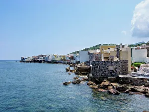 Nisyros Prints: Waterfront of Mandraki, Nisyros Island, Dodecanese, Greek Islands, Greece, Europe