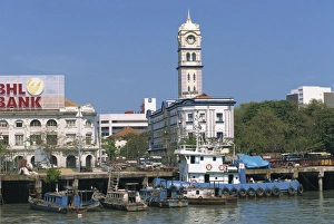 George Town Prints: The waterfront and Penang Port Commission building