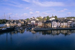 Gulf Prints: Waterfront and port area of Saint Goustan (St. Goustan), town of Auray