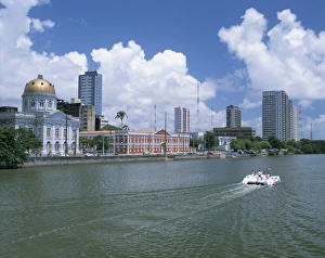 Pernambuco Prints: Waterfront, Recife, Pernambuco, Brazil, South America