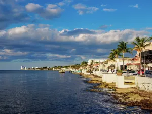 Cozumel Prints: Waterfront of San Miguel de Cozumel, Cozumel Island, Quintana Roo State, Mexico