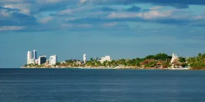 Quintana Prints: Waterfront of San Miguel de Cozumel, Cozumel Island, Quintana Roo State, Mexico