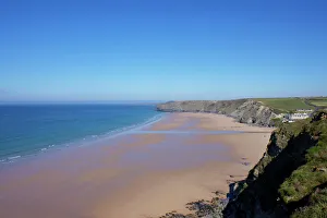 Cornwall Prints: Watergate Bay, Newquay, Cornwall, England, United Kingdom, Europe