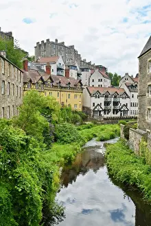 Edinburgh Prints: Waters of Leith from Bells Brae