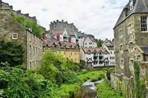Edinburgh Prints: Waters of Leith from Bells Brae