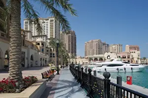 The Pearl Prints: Waterside and Harbour, The Pearl, Doha, Qatar, Middle East