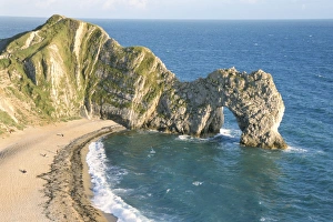 L Imestone Prints: Wave-cut arch in limestone headland, Durdle Door, Jurassic Heritage Coast