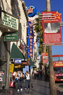 Holly Wood Prints: Wax Museum on Hollywood Boulevard, Hollywood, California, United States of America