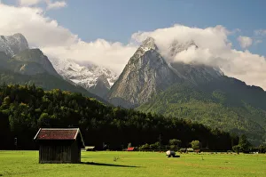 Bavaria Prints: Waxelstein, Garmisch-Partenkichen, Bavaria, Germany, Europe