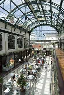 Arcade Prints: Wayfarers Victorian shopping arcade, Southport, Merseyside, England