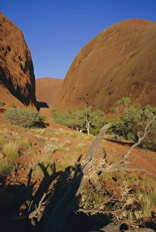 Weathered rock formations, the Olgas, near Ayers Rock, Northern Territory, Australia