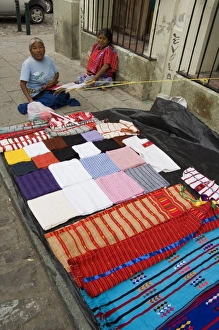 Blanket Prints: Weaving on street