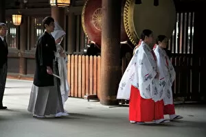 Wedding, Meiji Jingu Shrine, Shinto Shrine, Tokyo, Japan, Asia