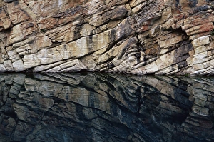 Layer Prints: Wedge reflection, Horseshoe Lake, Jasper National Park, UNESCO World Heritage Site