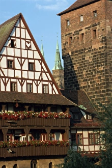 Nuremberg Prints: Weinstadel (old wine depot)
