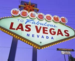 Images Dated 29th August 2008: Welcome to Las Vegas sign