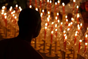 Festivals Prints: Wesak celebrating Buddhas birthday, awakening and Nirvana