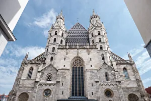 Vienna Prints: West front, St. Stephens Cathedral, Vienna, Austria, Europe